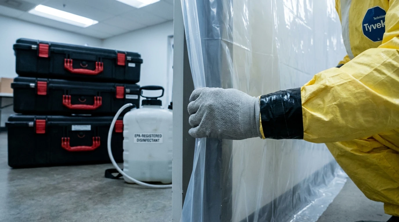 What Happens During a Professional Biohazard Cleanup: Trauma & Crime Scene (Biohazard)