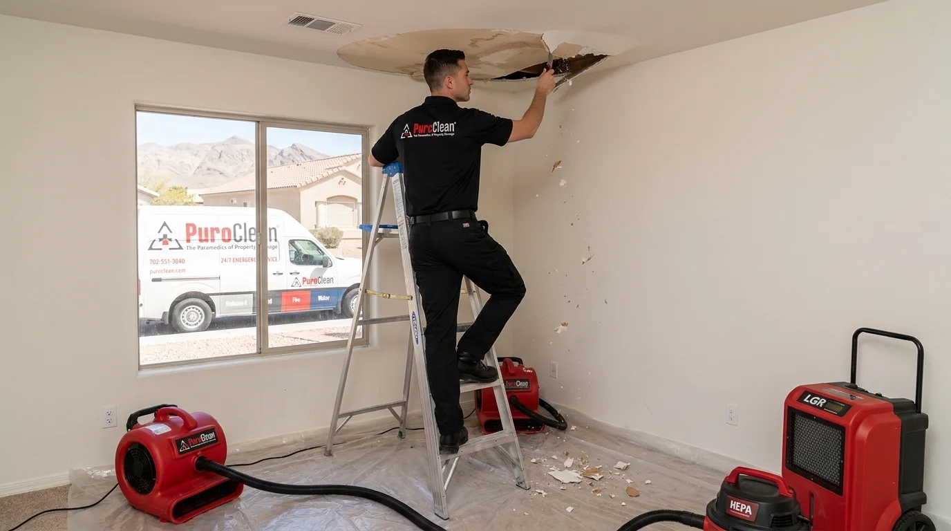 Emergency Ceiling Water Damage Repair in Las Vegas