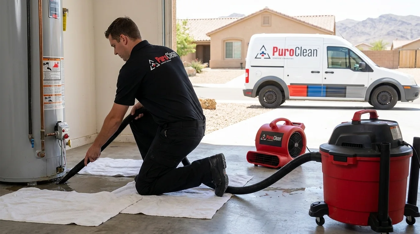 Emergency Water Heater Flood Cleanup in Las Vegas